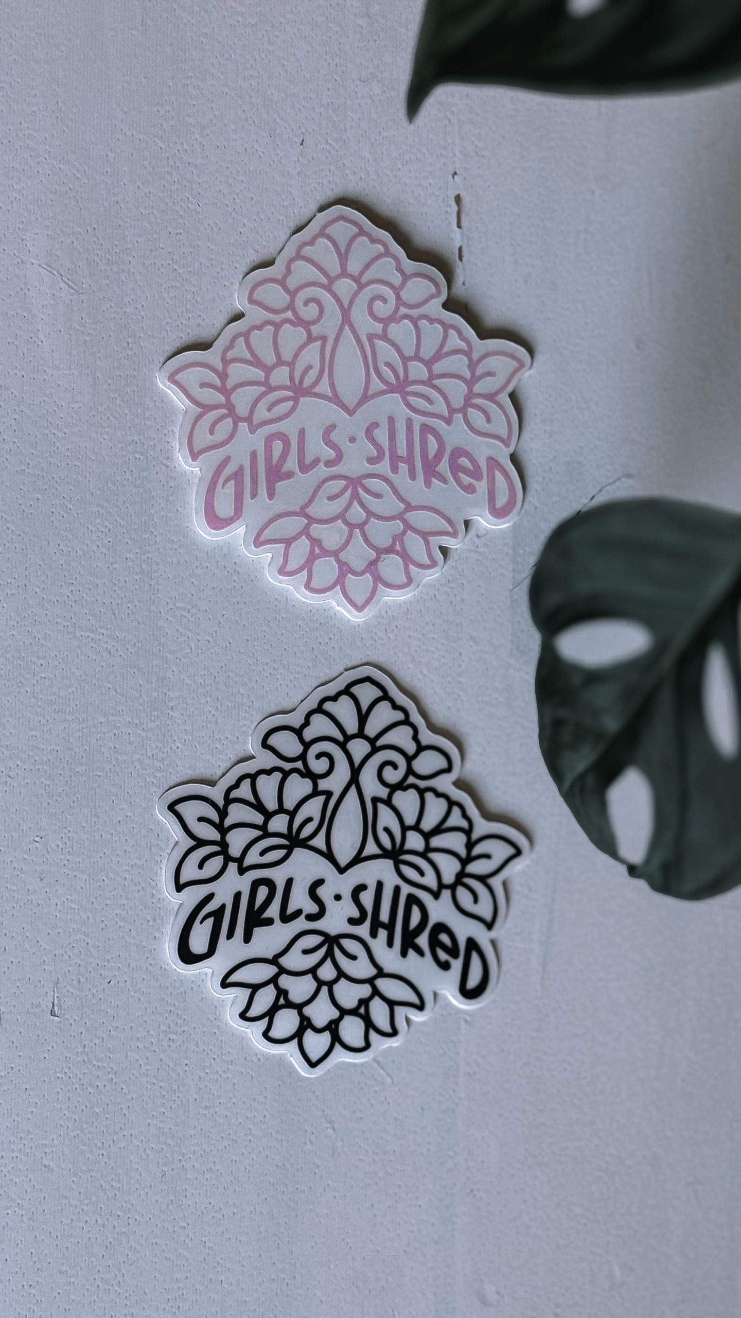 Girls Shred Sticker Rosa – Bild 3