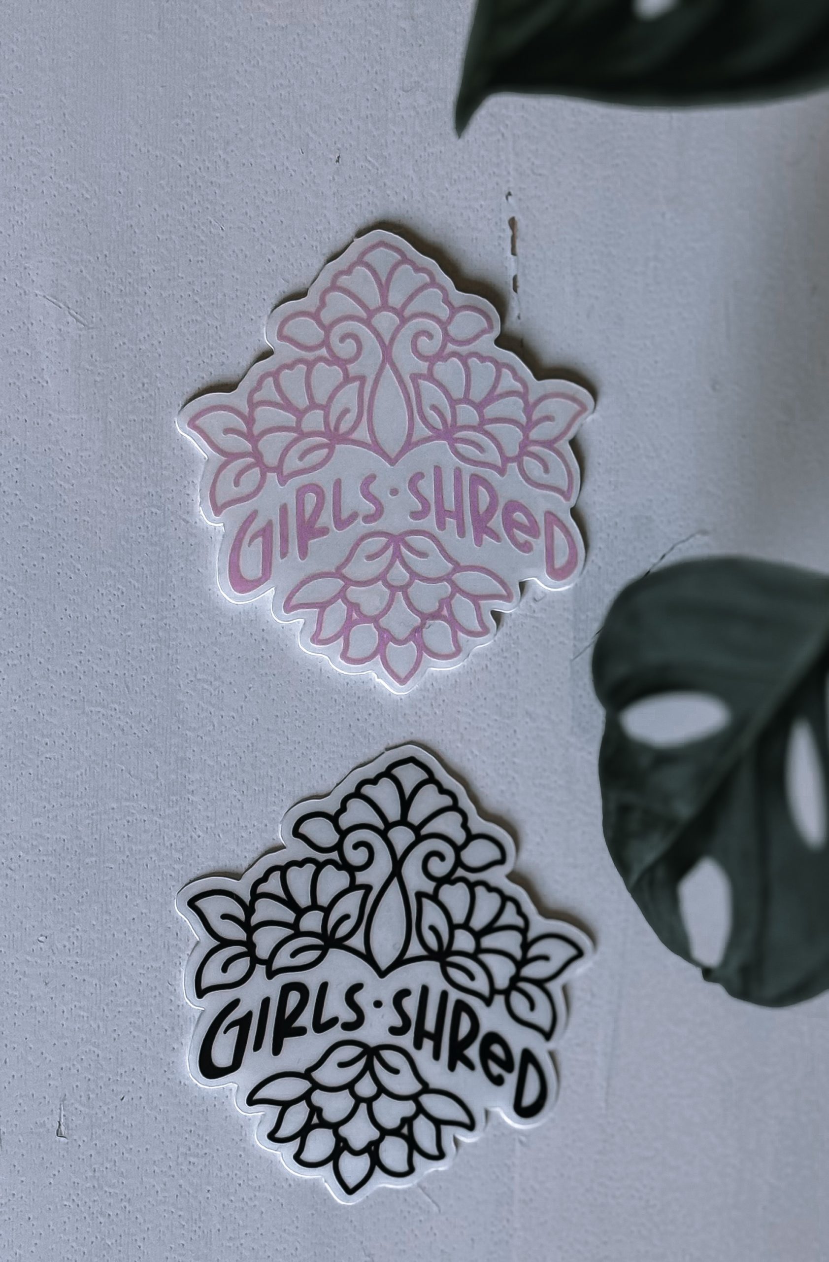 Girls Shred Sticker Rosa – Bild 4