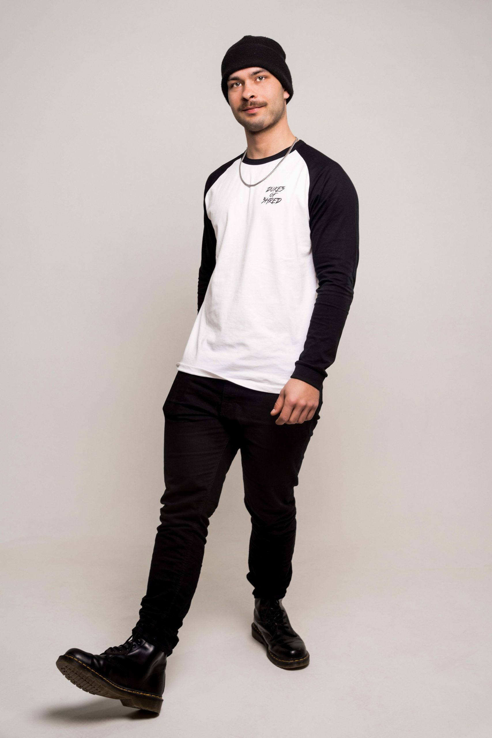 Duke of Shred weiß/schwarz Long Sleeve