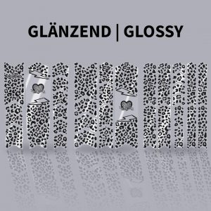Rahmenschutzfolie XXL glossy Girls Shred black