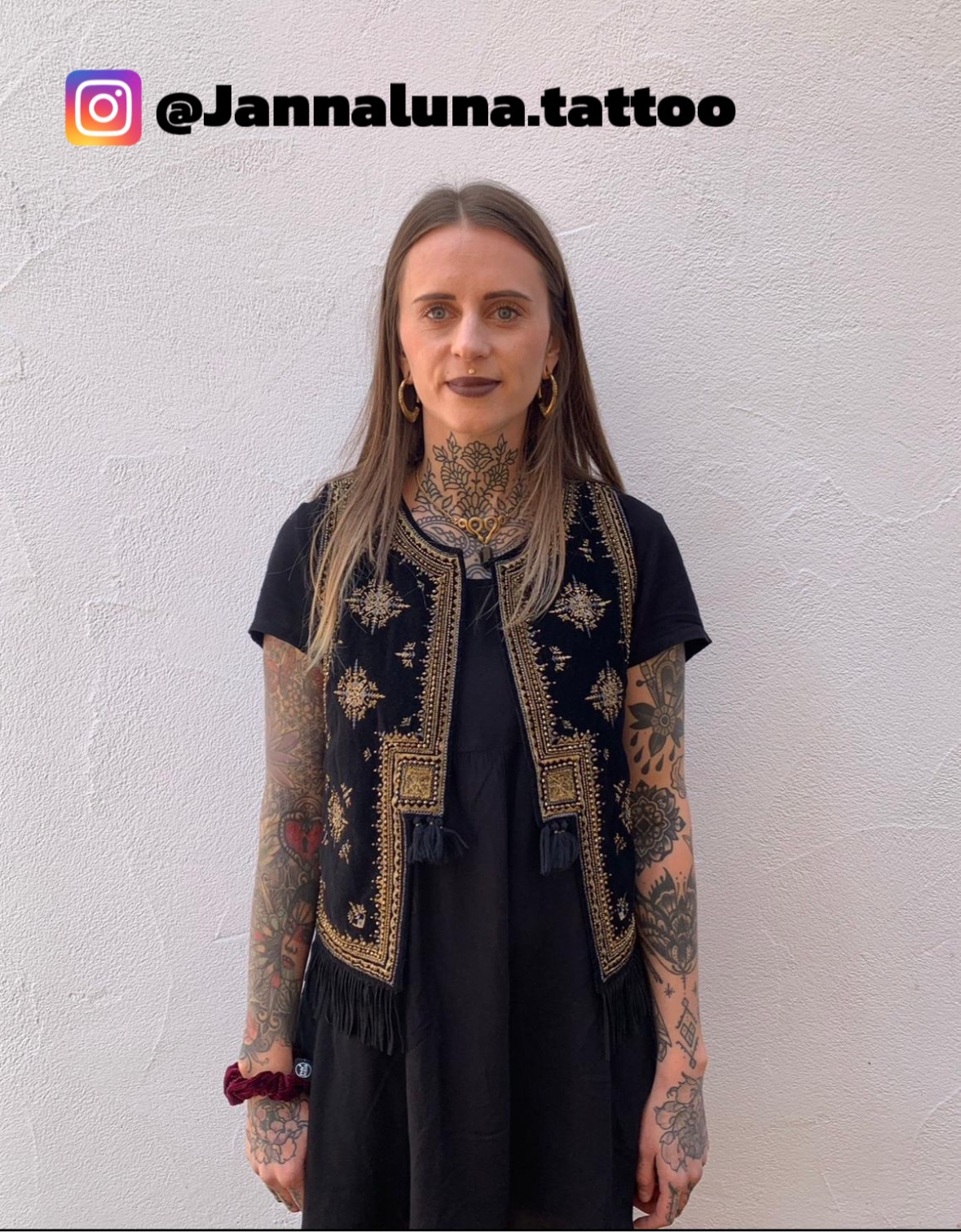 Girls Shred T-Shirt weiß - Desing by Jannaluna.Tattoo – Bild 4