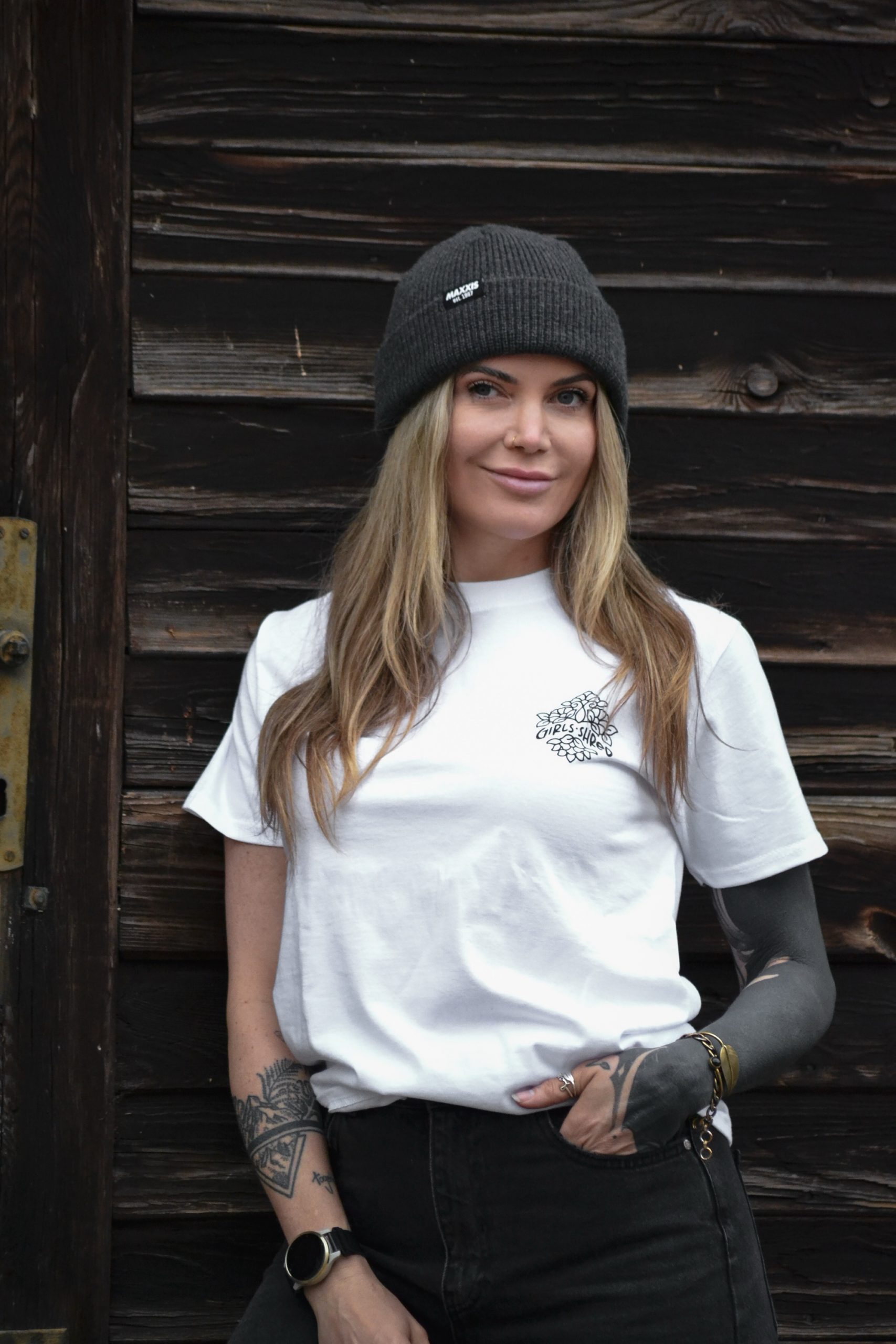 Girls Shred T-Shirt weiß - Desing by Jannaluna.Tattoo